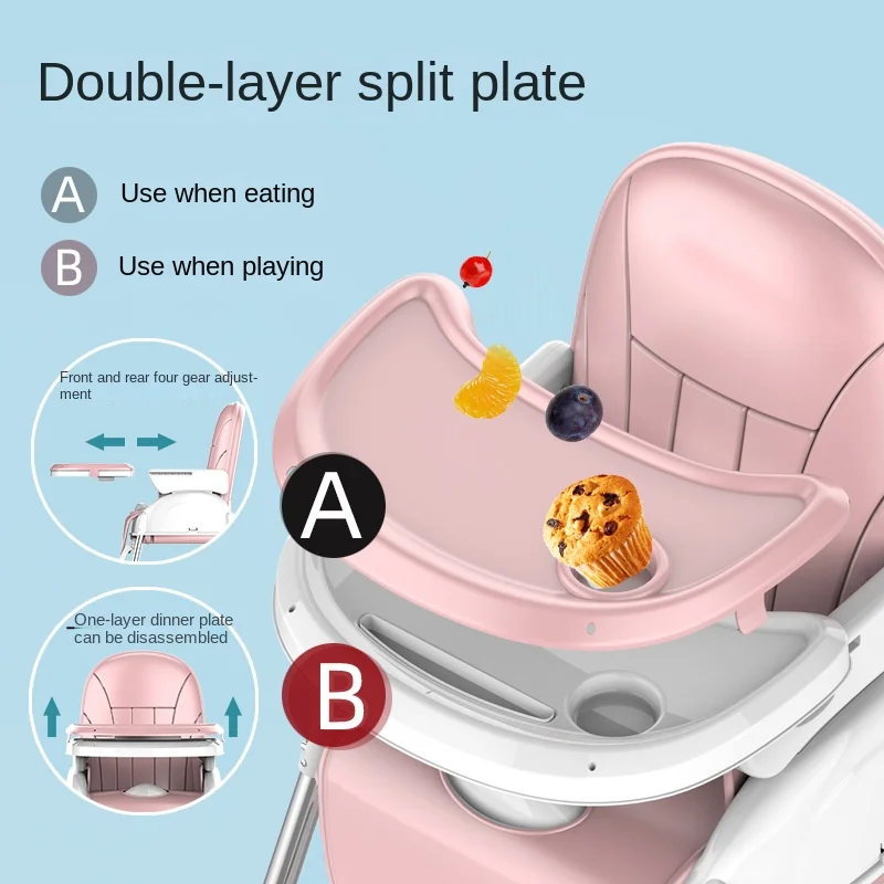 Baby dinning chair, household multifunctional children chair, baby seat, feeding chair