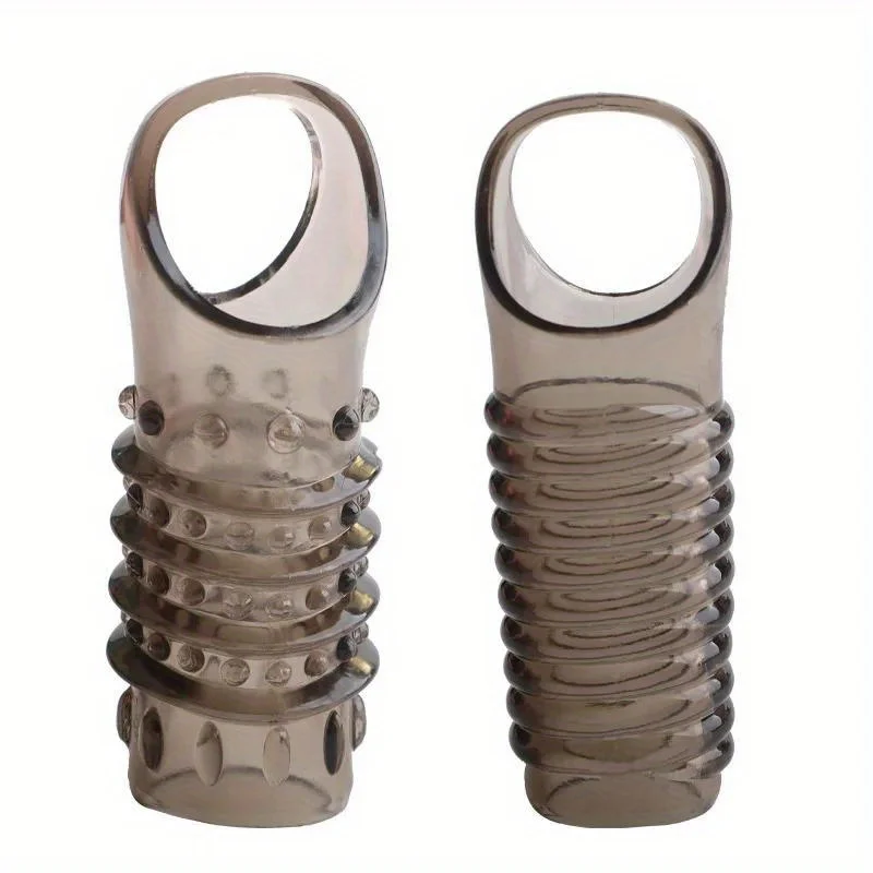 

2pcs Penis Cock Ring Enlarger Sleeve Adults Couples Intimate Goods Delay Ejaculation Strap on Sexy Products Sex Toys