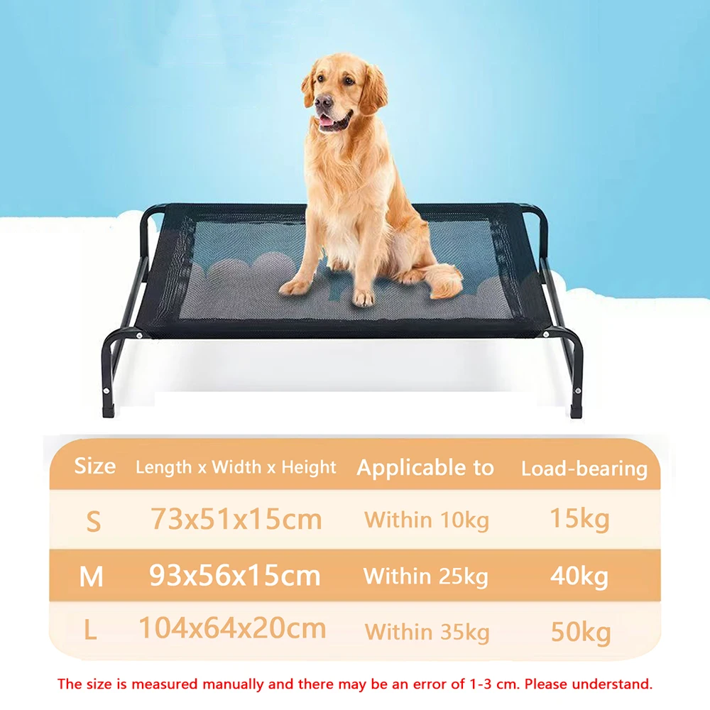 Cama elevada refrescante para perros medianos y grandes - imagen 5