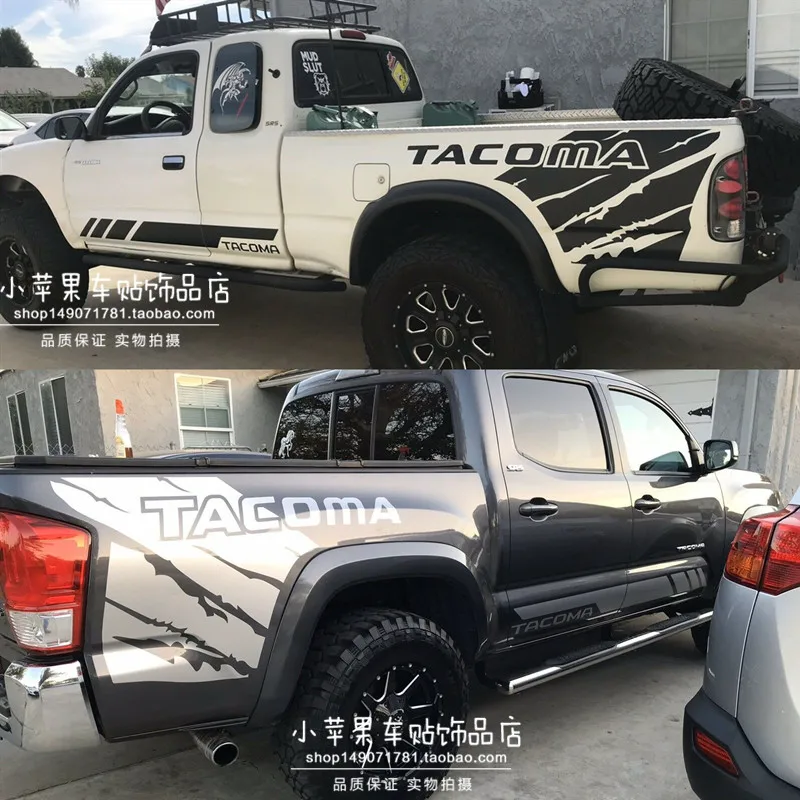 New Pickup Car Sticker Vinyl Car Off-Road Decorative Decal Accessories FOR Toyota Tacoma Body Custom Car Film