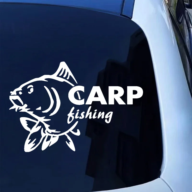 Carp Fishing Car Vinyl Decal CS-1325# Waterproof Multiple Sizes Auto Bumper Window Funny DIY Styling Sticker