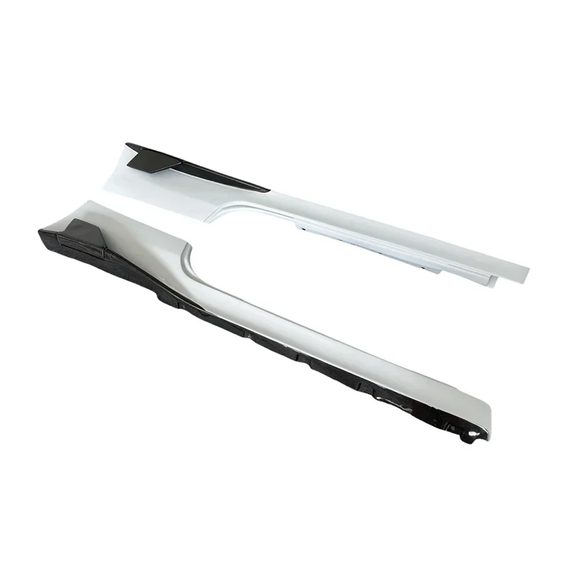

For Ferrari 458 semi carbon fiber side skirt 458 Italian SP style side door bumper with long skirt split body kit