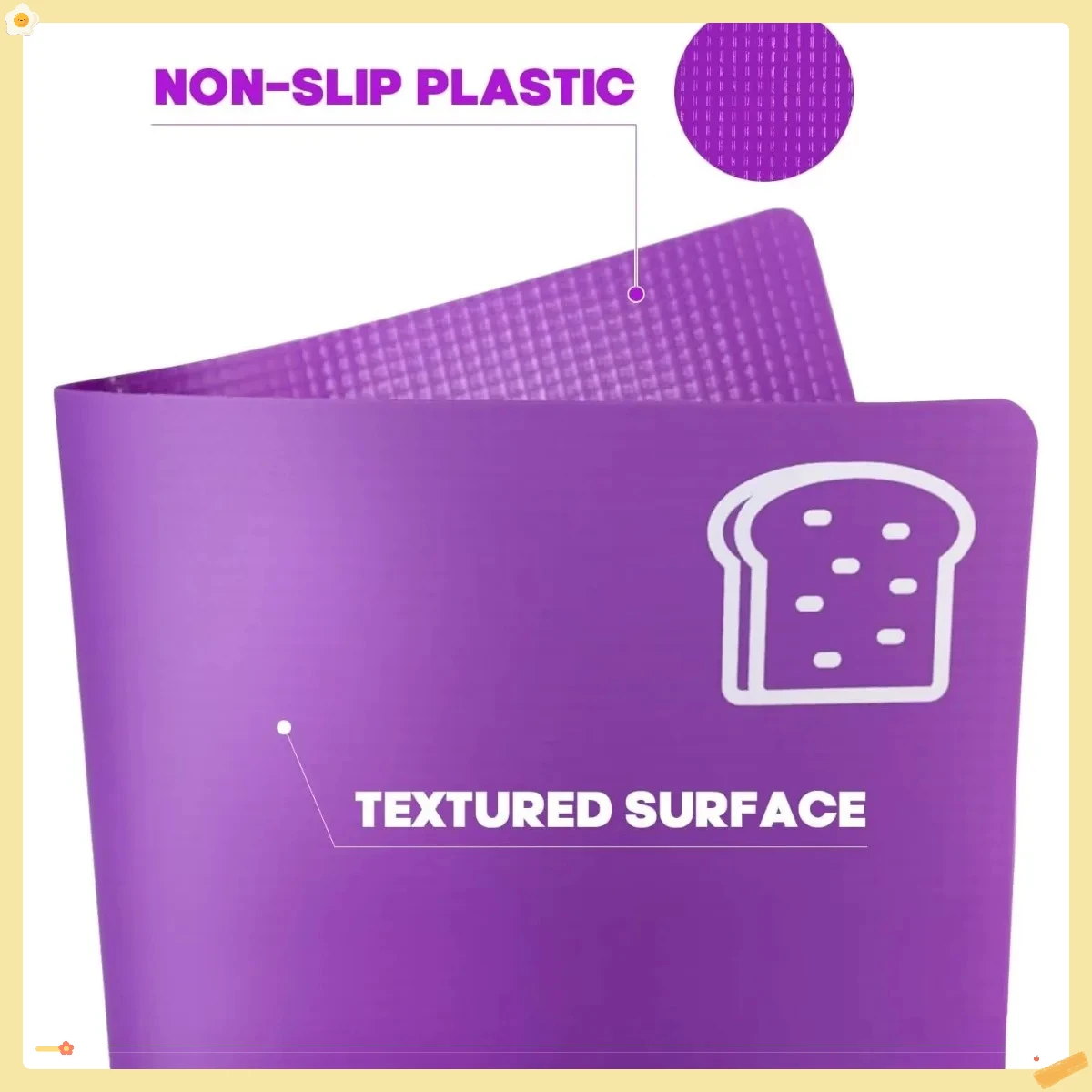 5 sztuk elastycznych desek do krojenia, plastikowe deski do krojenia bez BPA do kuchni, antypoślizgowa mata do krojenia mięsa i warzyw