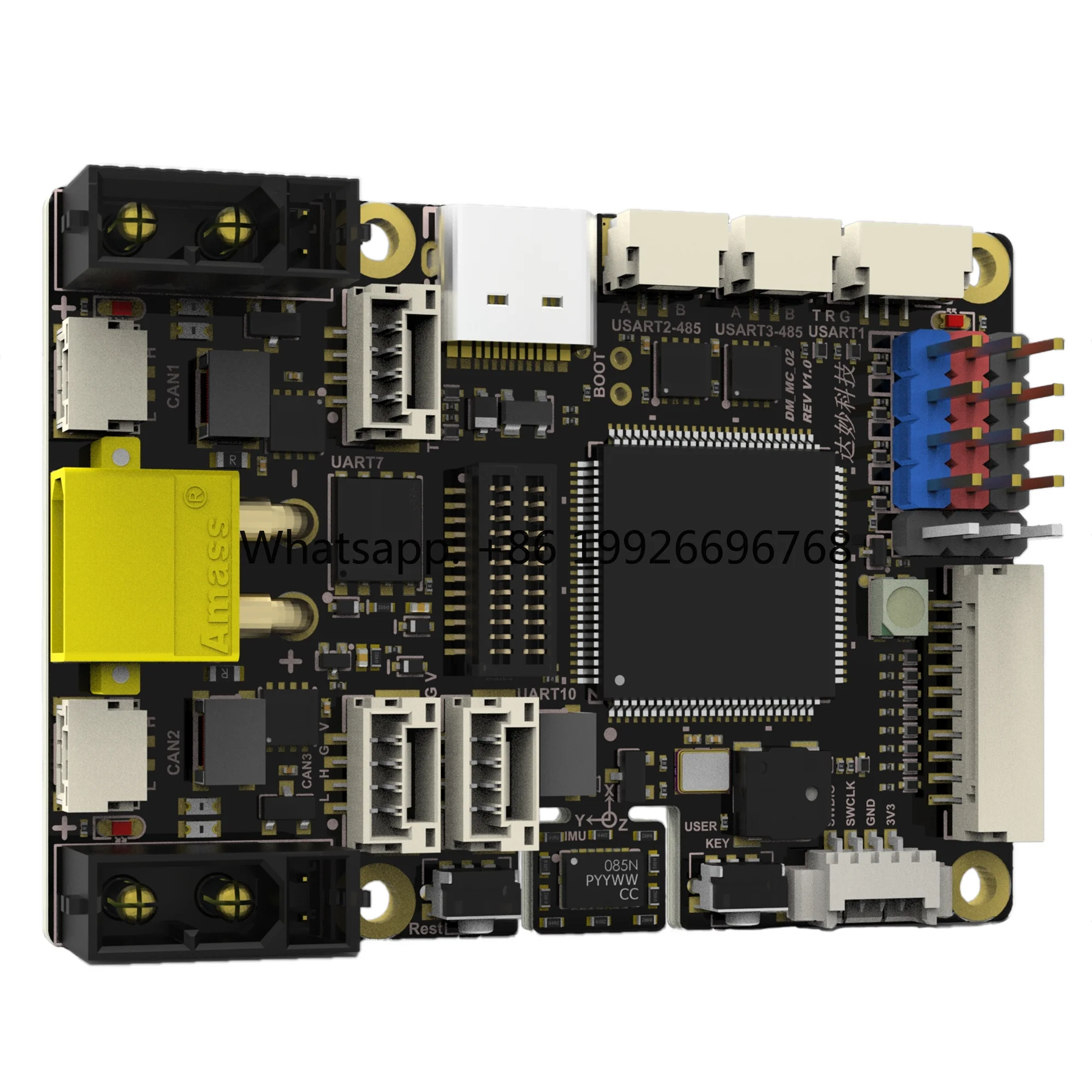 

Chipboard Stm32 Development Board H723 Dm-mc02 Robot Legged-wheel Control Board for Robotic Arm With Onboard Bmi088
