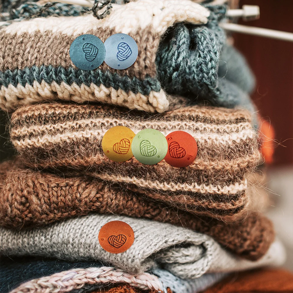 

40 pcs Tags Handmade Microfiber Labels Soft Durable Multicolor Sewing Crafts Crochet Projects Artware Accessories