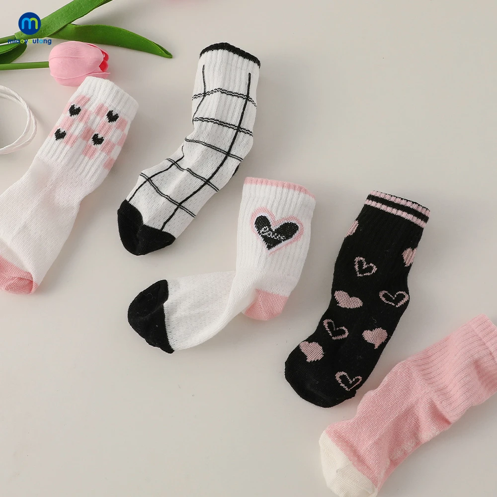 5 Pairs/Lot Fashion Spring Summer Mesh Cotton Children Socks Kids High Elastic Breathable Baby Girls Boys Sokcs Miaoyoutong