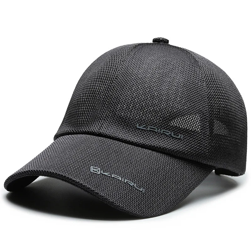 Unisex AIRUI Label Baseball-Netzkappen für Frühling und Sommer, verstellbare Freizeithüte für den Außenbereich, Hip-Hop-Hut, Sonnenschutzhut – Detail 4