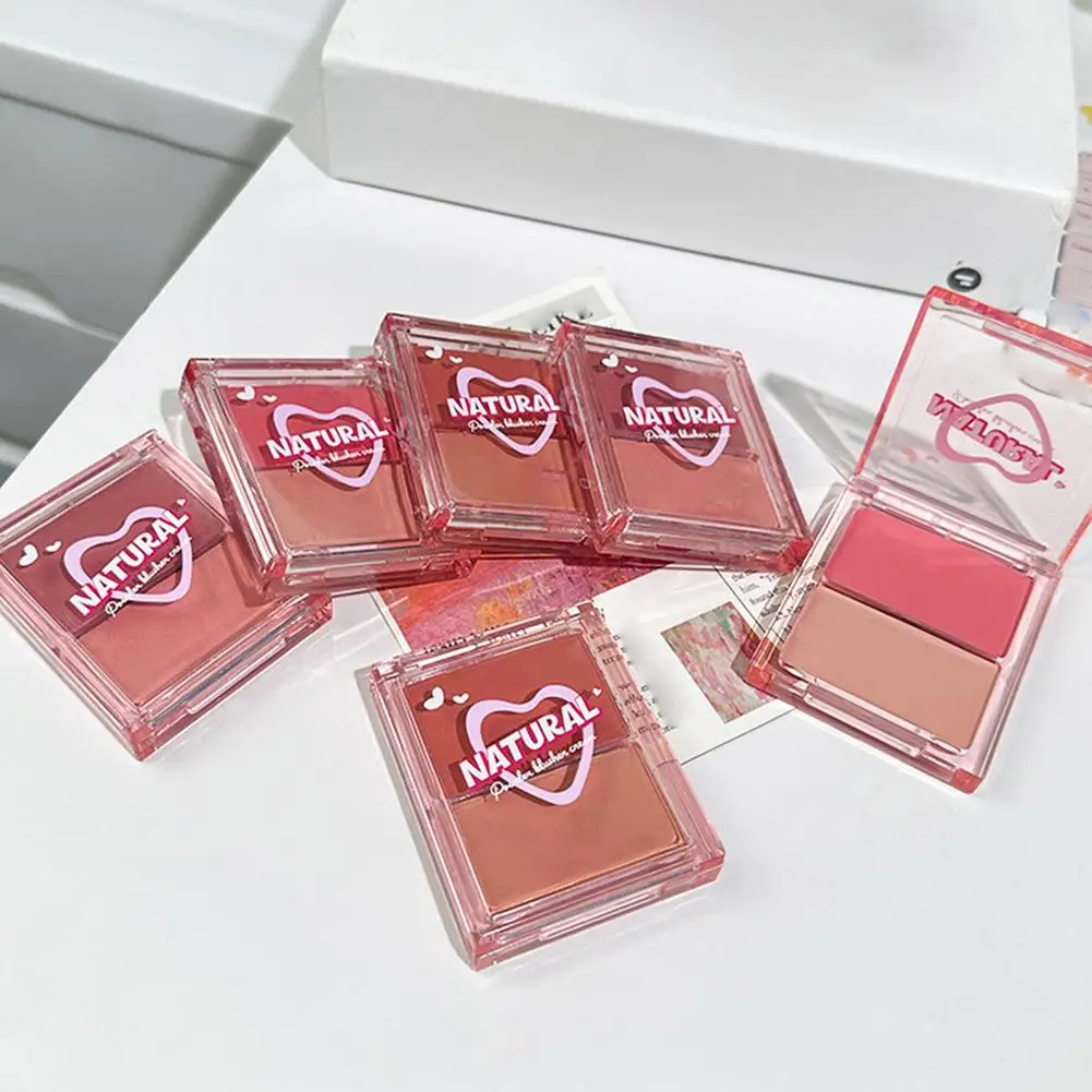 Water Gloss Blush Palette Peach Pink Highlight Blusher Cream Makeup Brightening Blusher Facial Tint Rouge