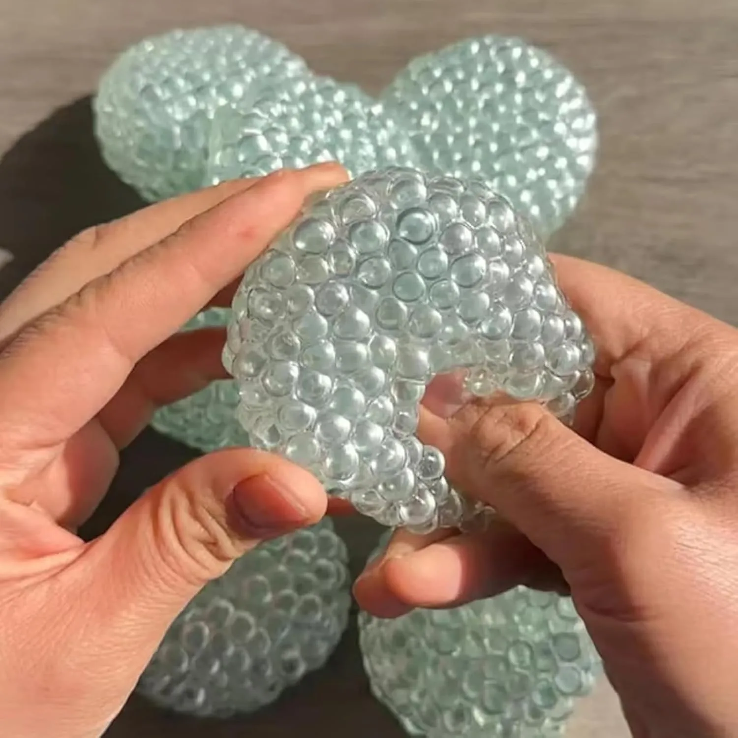 Bola Pelepas Tekanan Buatan Tangan Bola Pereda Stres untuk Tangan Bola Stres Renyah Mainan Bola Remas Dewasa untuk Wanita Pria