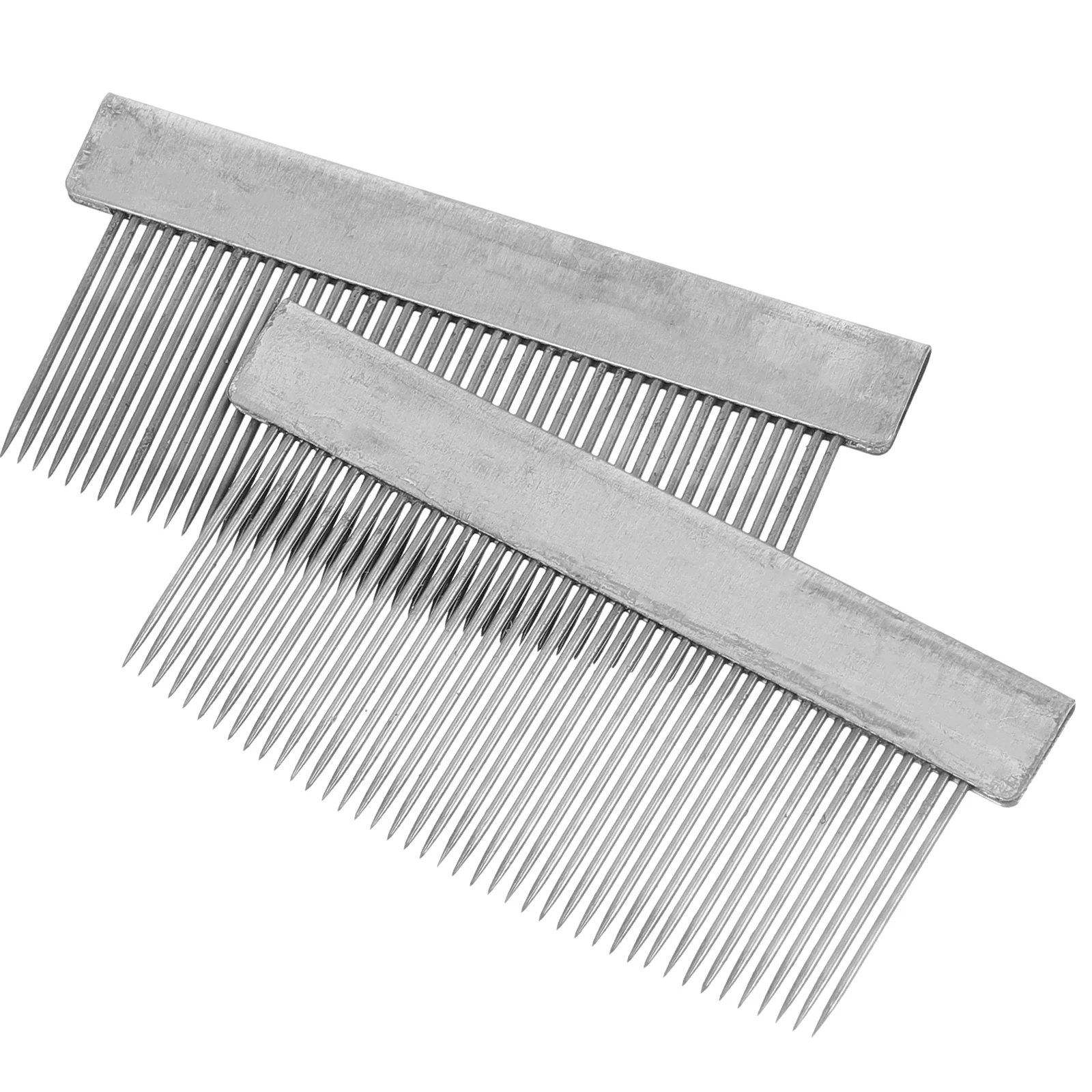 

2pcs Voilin Erhu Bow Combs Voilin Bow Hair Combs Haorse Hair Combing Tool for Bow Making Iron Bow Comb