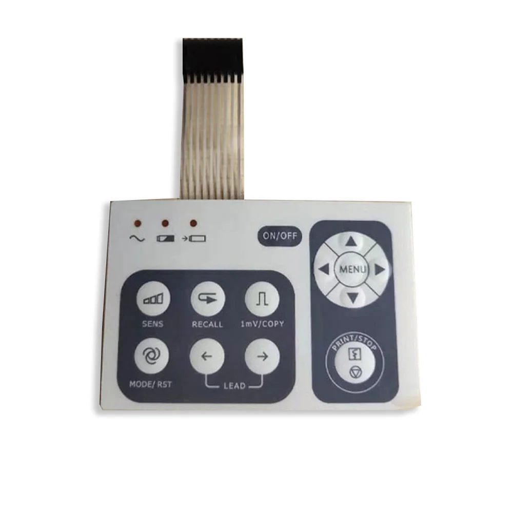 Edan SE300B SE30B ECG SE100 SE3 SE1 Button Panel Keyboard Panel Key English Button Membrane