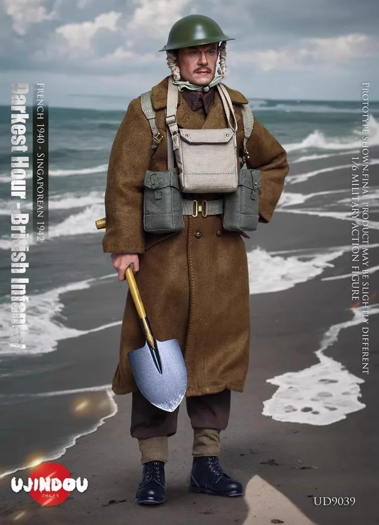 

UJINDOU UD9039 1/6 Male Soldier British Infantry Full Set 12'' Action Figure Doll Model Toy In Stock