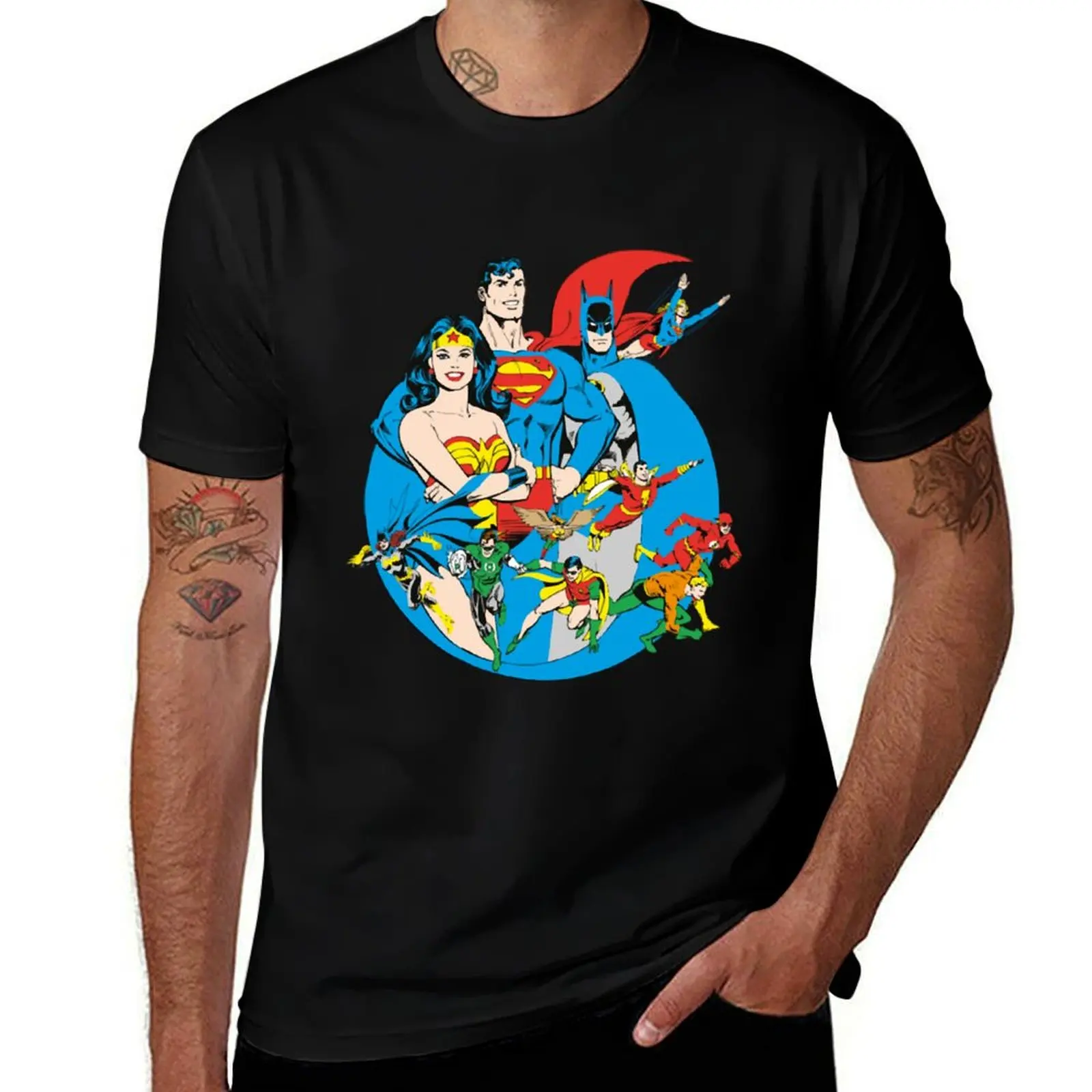 

DC Comics Originals Members T-Shirt anime shirt vintage t shirts mens big and tall t shirts