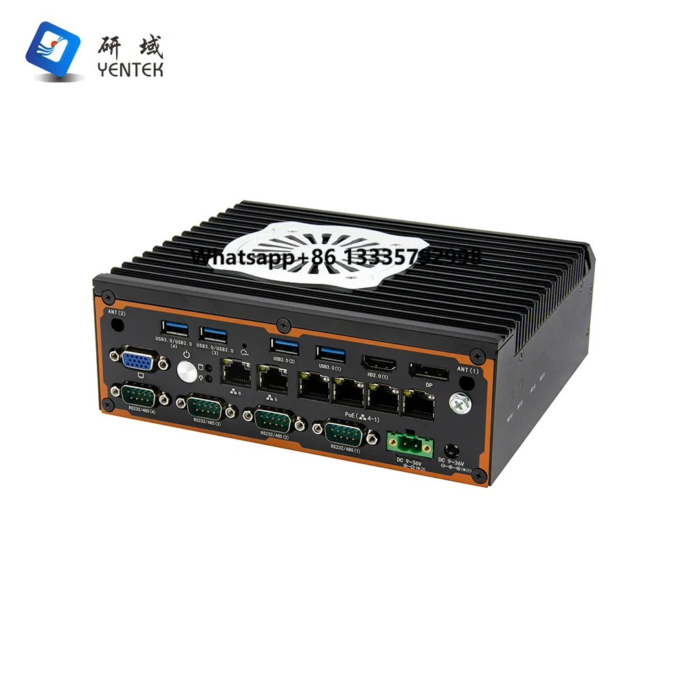 

OEM ODM Embedded Pc Intel' I5 I7 I9 11-12th Gen 6 LAN 4 RS232 COM DIN Rail Industrial Desktop Computer Win10 Linux Industrial Pc