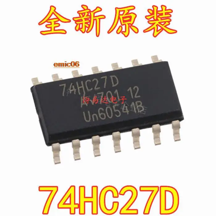 

10 шт. Оригинальный запас 74HC27D SOP-14 74HC27