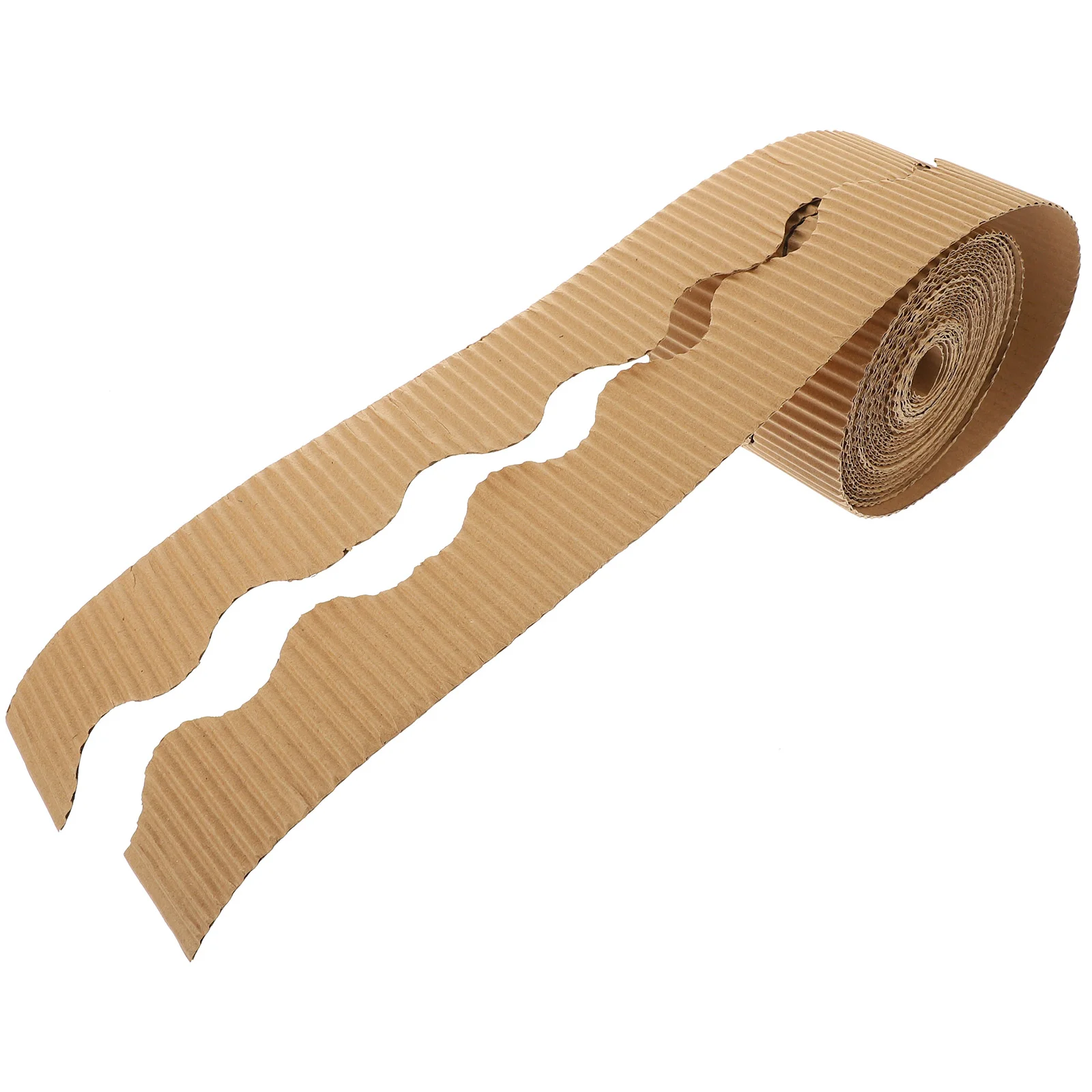 Corrugated Paper Decoration Flowers Garland for Bulletin Border Trim Scalloped Borders