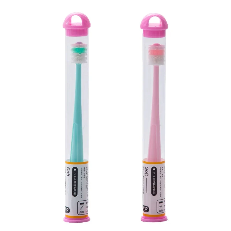 Cepillo de dientes para perros, cuidado Dental de silicona suave de 360 grados, cepillo de dientes para gatos, higiene bucal, fácil de manejar,