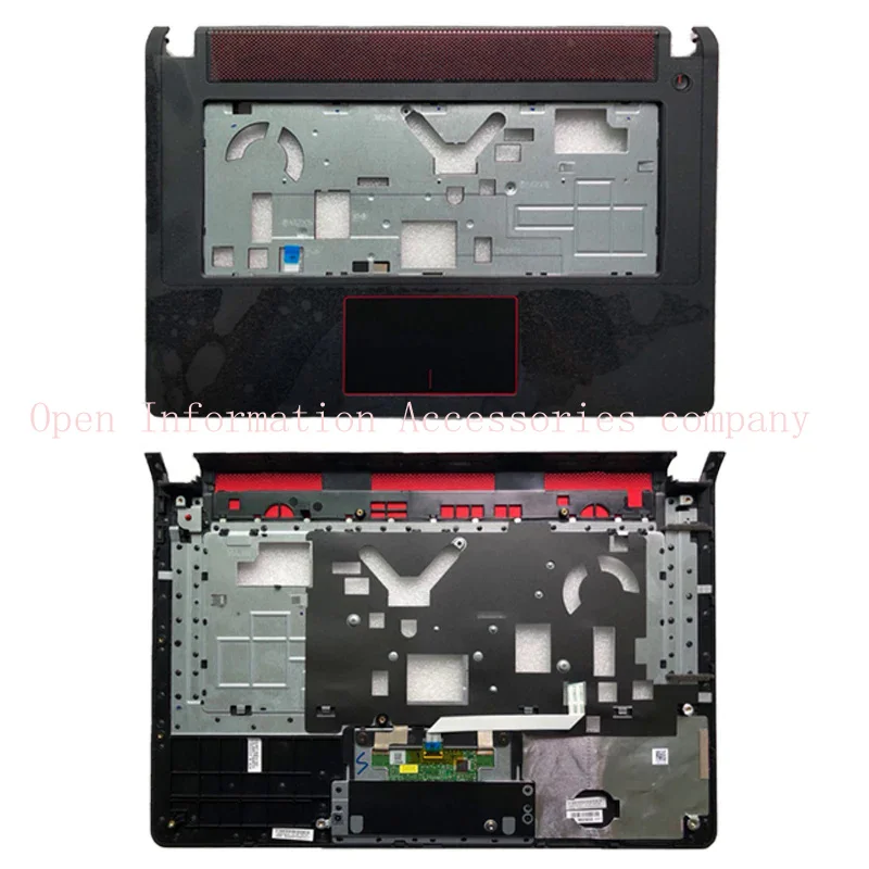 New For Dell Inspiron 14 7447 Replacemen Laptop Accessories Lcd Back Cover/Front Bezel/Palmrest/Bottom Red Black TGKJR G29D5