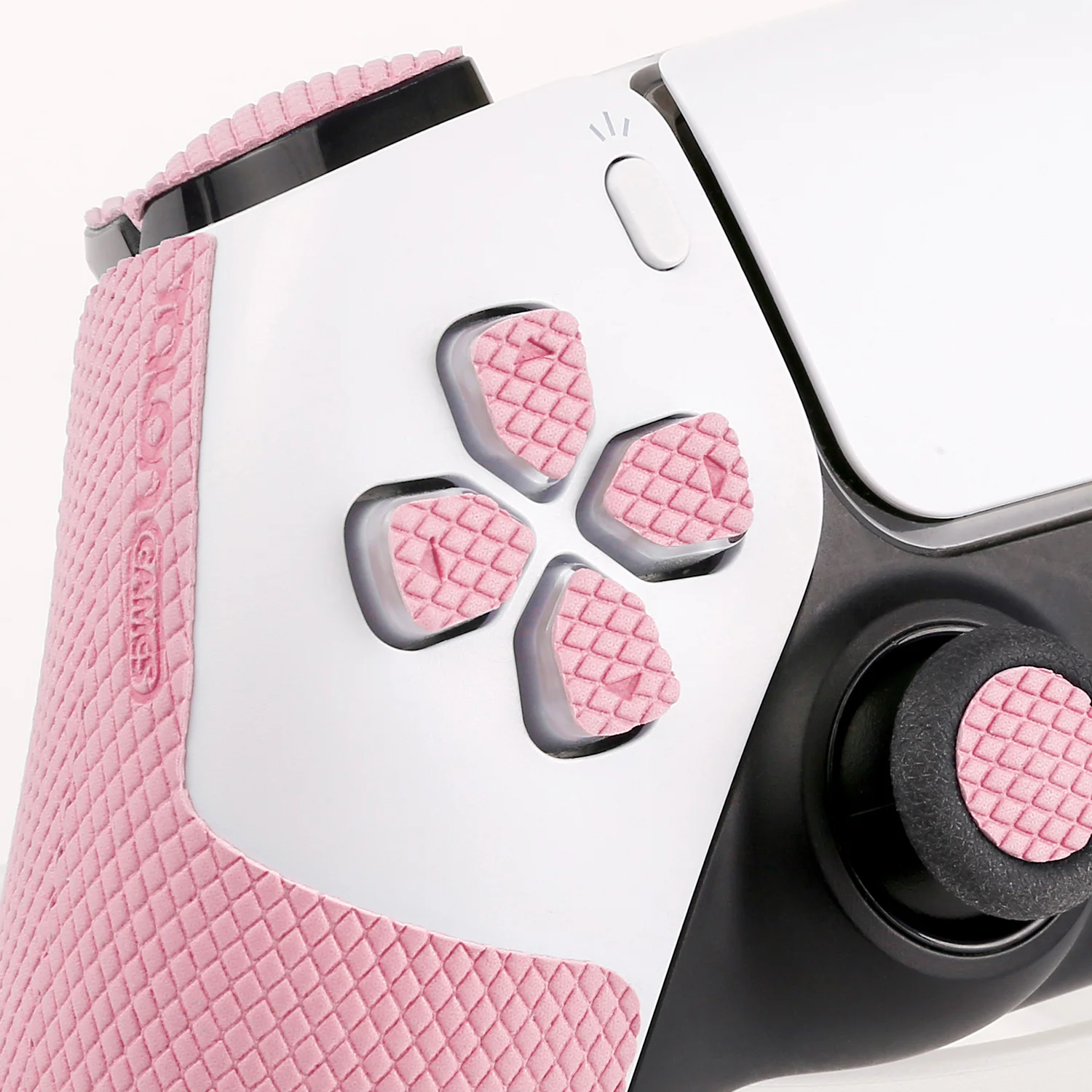 Talong ames Pro Version Controller Griff band kompatibel mit Playstation 5 Dual sense, Tasten, Auslöser, rutsch fester Anti-Schweiß (pink)