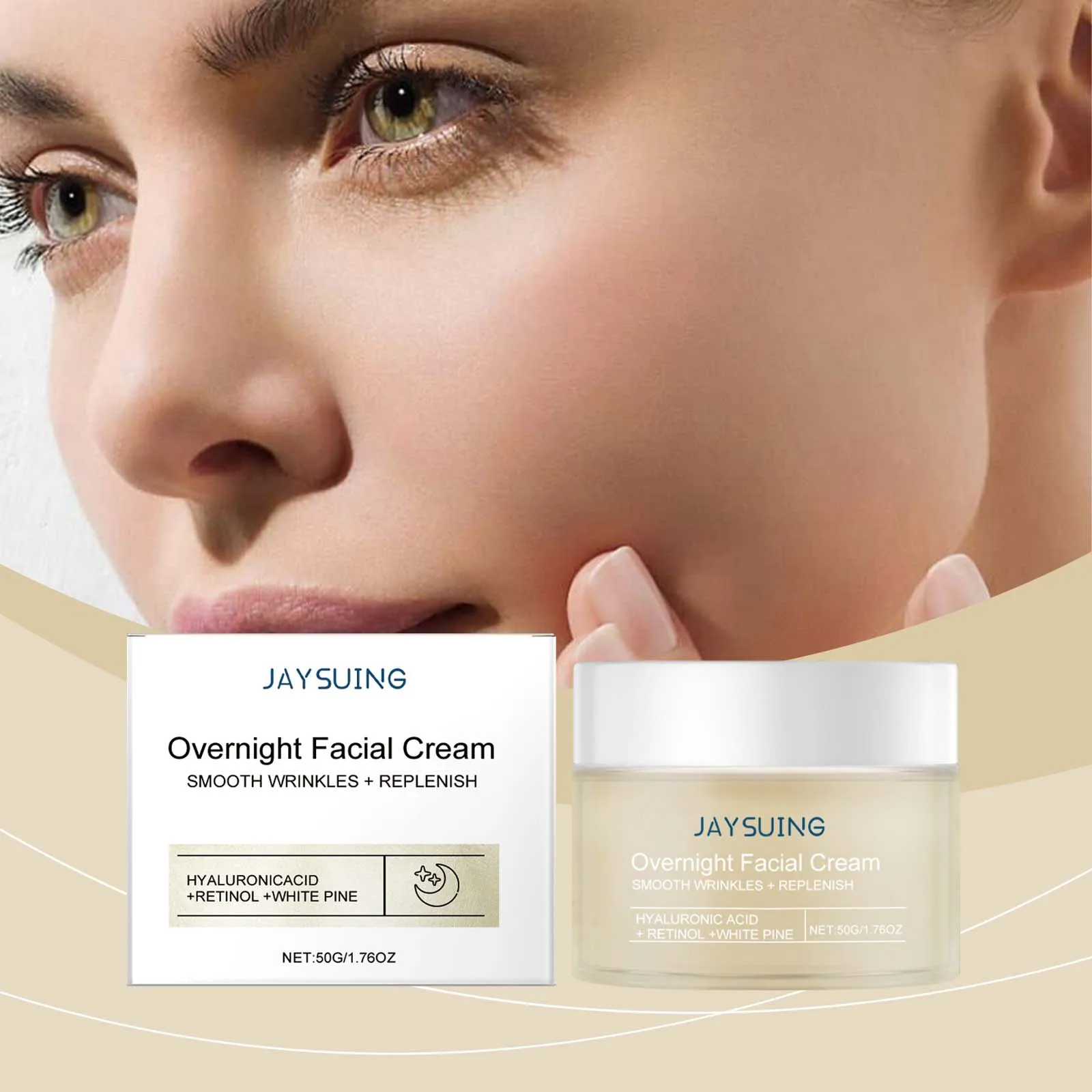 

Face Moisturizer Cream Retinol Firming Lifting Anti-Aging Remove Wrinkles Night Cream Brightening Hyaluronic Acid Face Skin Care