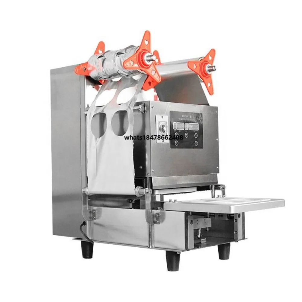 DUOQI QDF-95 Automatic Bubble Tea Yogurt Juice Plastic Paper Cup Sealing Machine