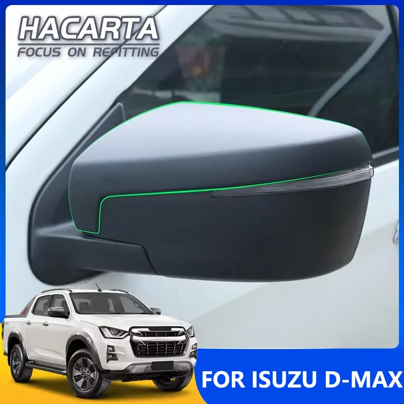 

FOR Isuzu D-MAX 2021 Rearview Mirror Cover side door mirror accessories Half-covered model