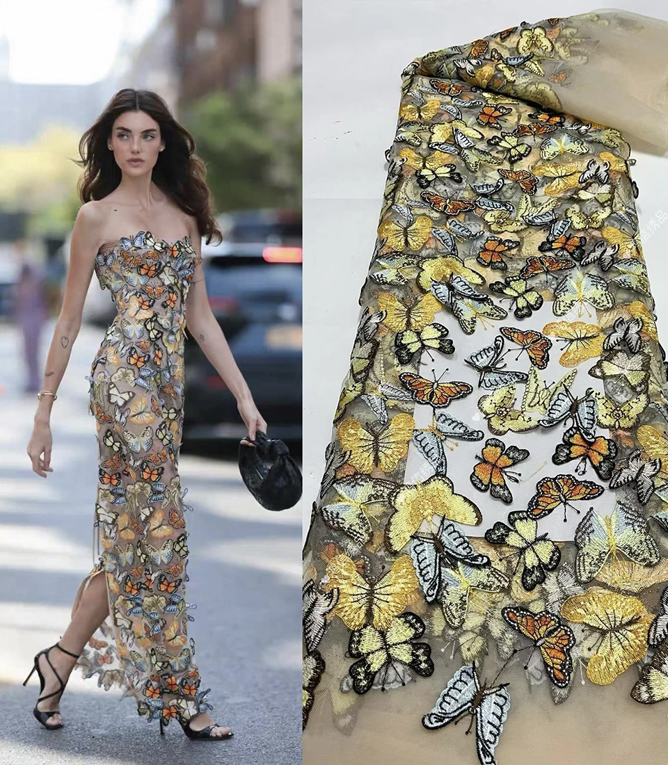 

Новейшая французская нигерийская кружевная ткань 2025 года, высококачественный тюль, африканское кружево для свадебных платьев, французский тюль ZA35-12