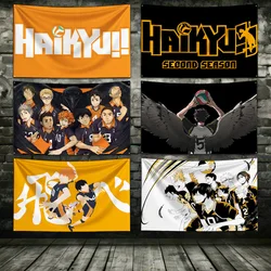 60 x 90cm Japan Anime Volleyball Boy Haikyuu Flag Polyester Digital Printing Banner for Garage Wall Art Out Door Decoration
