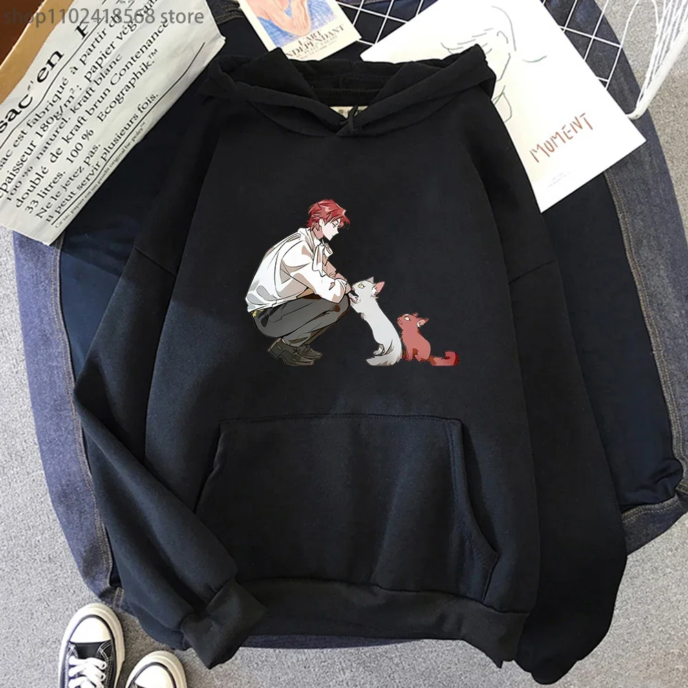 

Trash of The Counts Family Hoodies Men Kawaii Cats Casual Women Korean Fashion Sweatshirts Aesthetic Pullover Harajuku Clothes