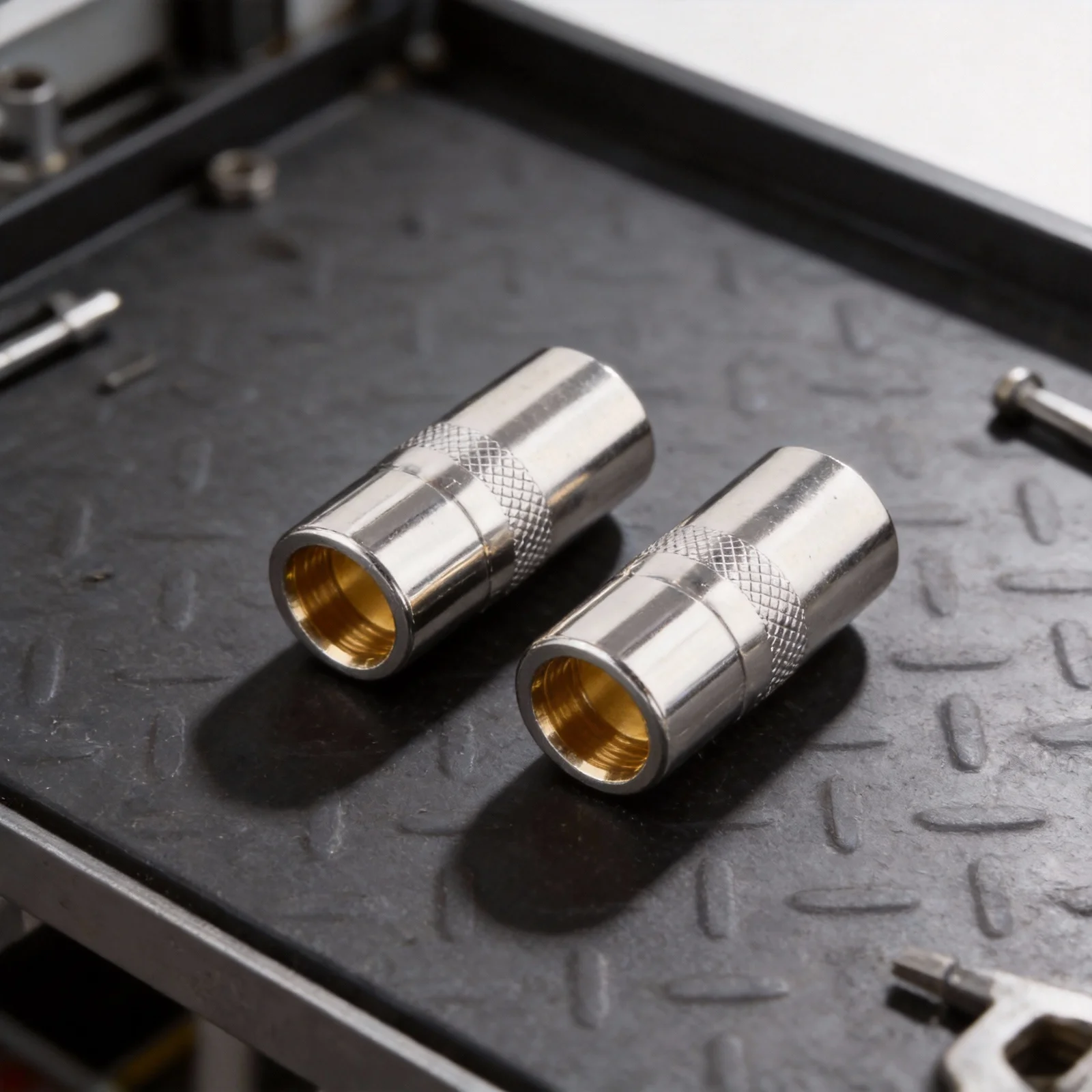 5-Piece Set MIG Gas Nozzle KP2742-1-62R Threaded Copper Nozzle 5/8 in Compatible with PRO 250L PRO 300L Welders