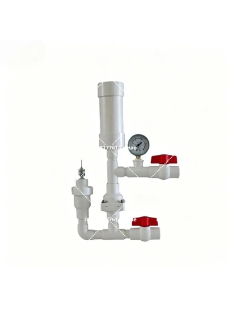 Mountain Forest Irrigation Hydraulic Ram Pump, No Electricity High Lift Self-Priming Water Pump for Farm