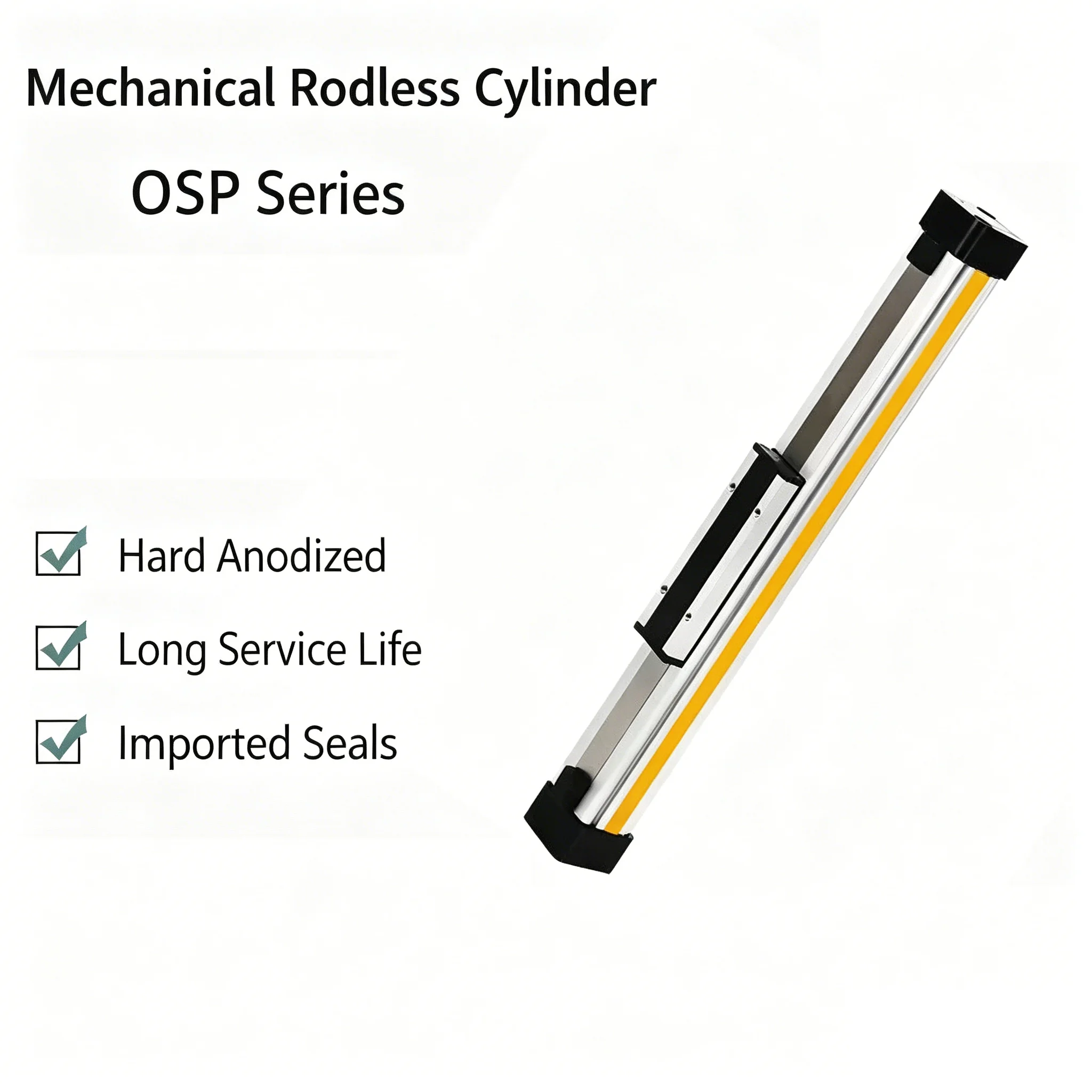 OSP 25/32/40 Pneumatic Air Cylinder Mechanically Jointed Double Acting Rodless High Thrust OSP-25 Piston Small Part