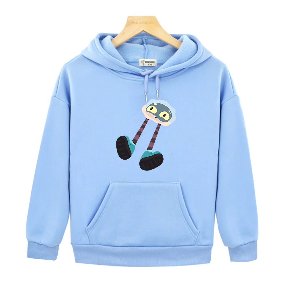 

Ooblets Hot Game Hoodies Autumn Winter Children Kawaii Printing Sweatshirt with Hooded Boys Girls Cute Clothing Cute Print Hoody