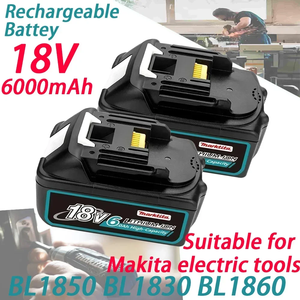 

Genuine for Makita BL1850B lithium-ion battery 18V battery 6Ah BL1850 BL1860B BL1860 BL1840B BL1830B BL1830 LXT-400 RU
