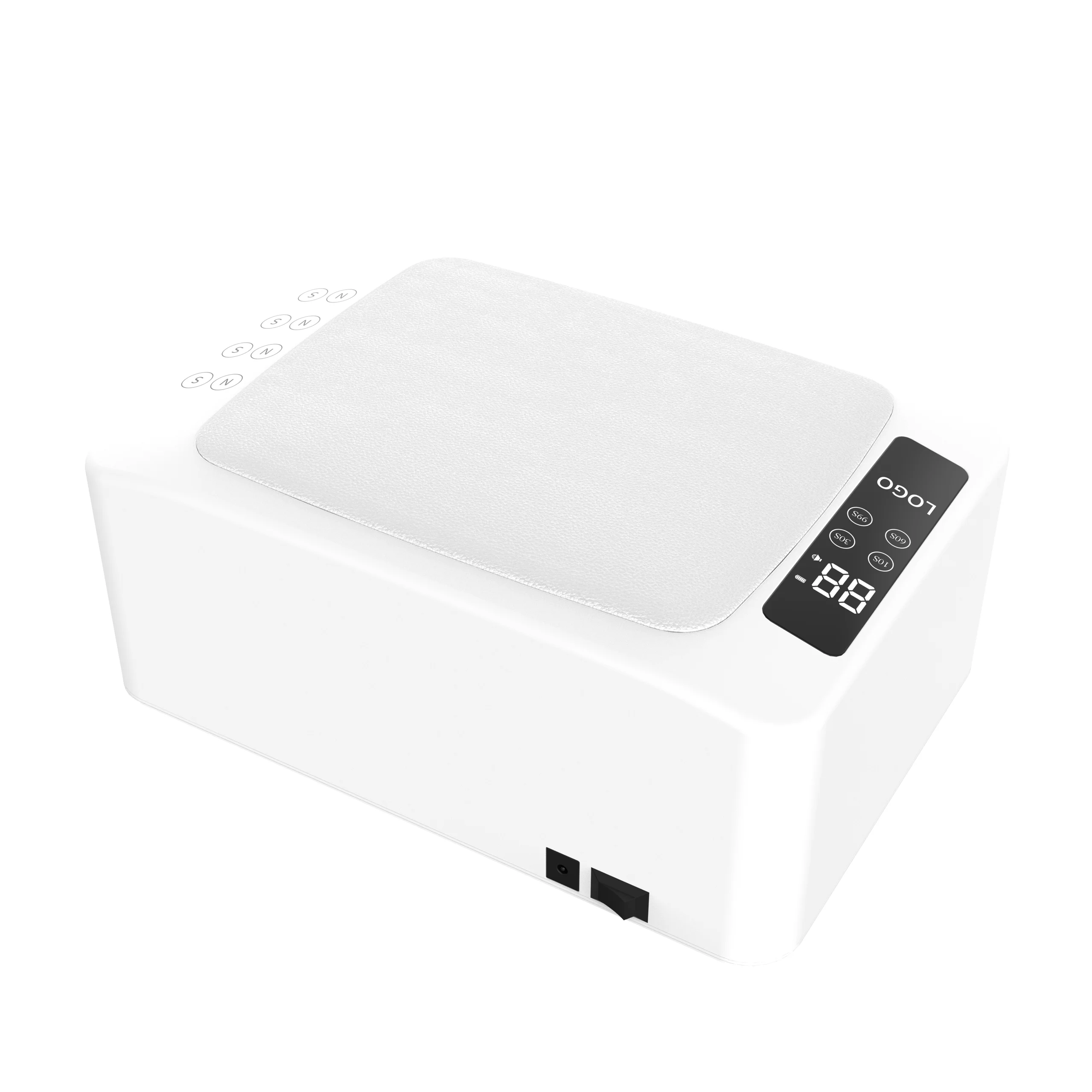 Secador de esmalte de uñas de Gel con lámpara UV recargable portátil profesional de 60 uds con LED y fuente de alimentación eléctrica tipo enchufe de la UE