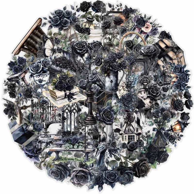 50PCS Dark Aestheti… - image