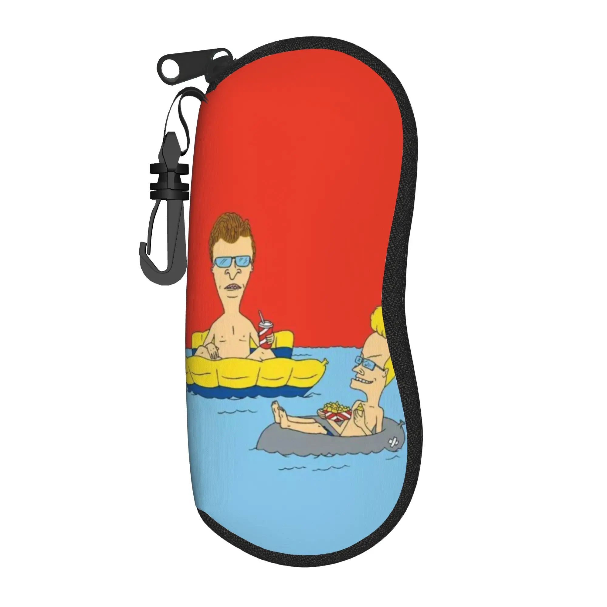 Beavis Buttheads Merch Glasses Case for Girl Portable Box  Eyewear Storage Box Charming Eye Contacts Case