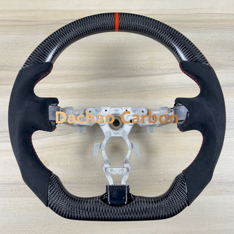 

High Quality Real Carbon Fiber Steering Wheel For Nissan 370Z 2014 Custom Style