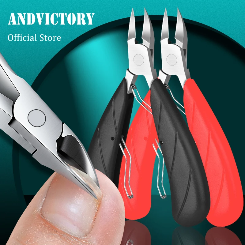 1Pcs Professional Stainless Steel Nail Clipper for Thick ingrown Surgical Grade toenail Nipper Paronychia Hard Nails Tools