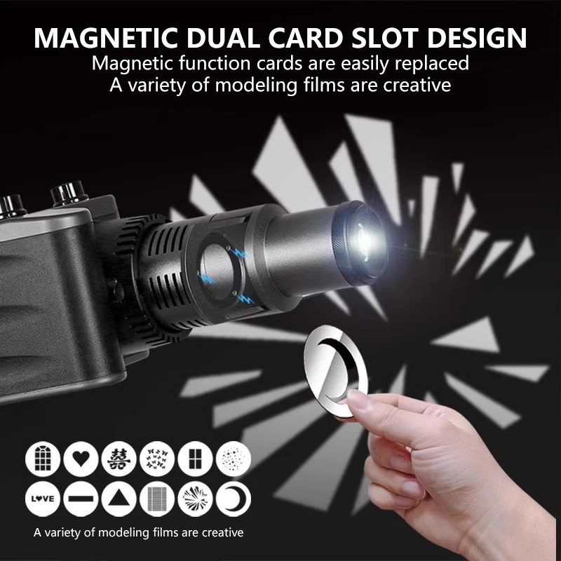 

Myotu MINI bowens Mount Spotlight Kit photography accessory with 20 colored pieces, compatible with mini LED video lights