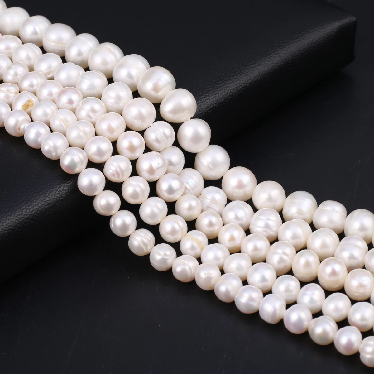 

Natural Freshwater Pearl Beads Round Shape Isolation Loose Beaded for Jewelry Making DIY Charm Bracelet Necklace Accessories