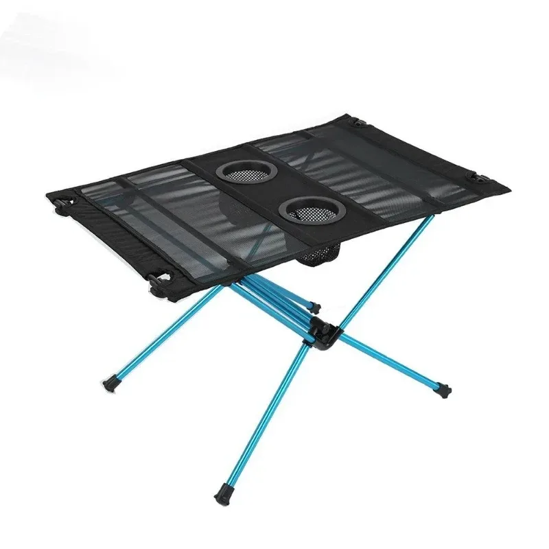 Ultralight Portable Collapsible Aluminum Alloy Camping Table, Outdoor Folding Desk for Picnic