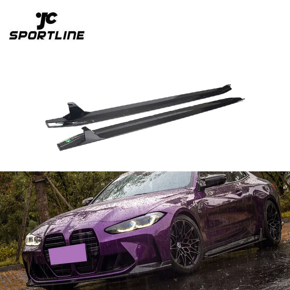 

Карбоновые накладки на пороги из препрег-карбона для BMW 4 серии G82 G83 M4 Coupe 2-дверное купе 2021-2022