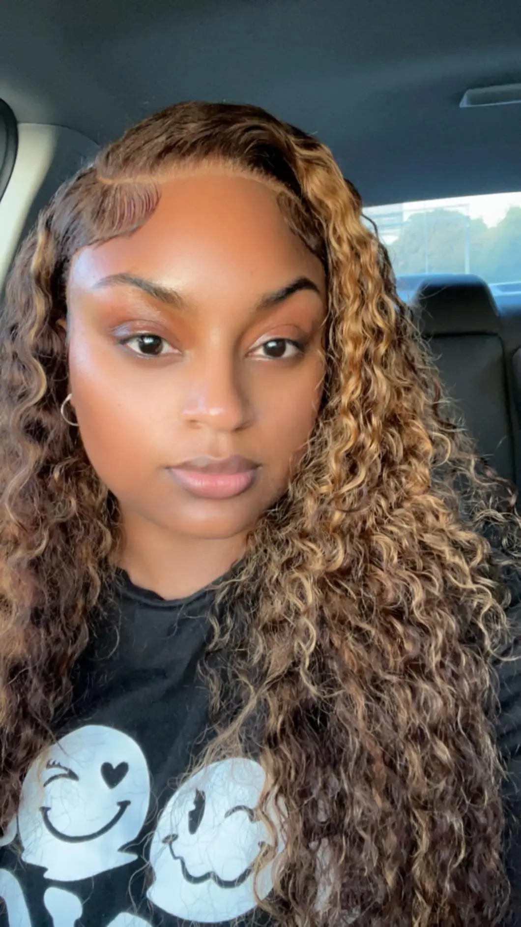 Deep Wave Lace Front Wigs Human Hair 5×5  Transparent 4/27 Human Hair Wigs Pre Plucked  Wigs For Women