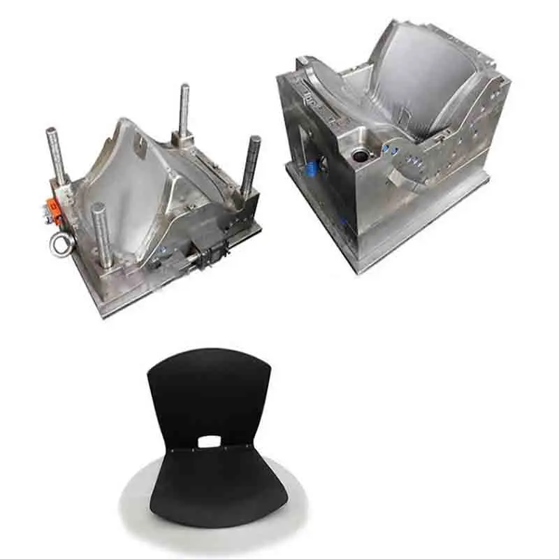 Customized Plastic Armless DIN Chair Mould Plastic Injection Molds Manufacturing