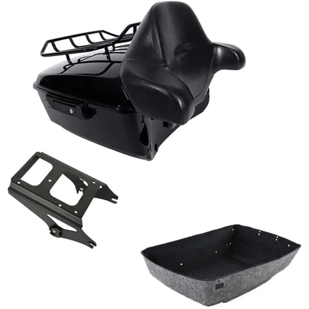 

Багажник мотоцикла King, съемная спинка, двухуровневая монтажная стойка, багажник, подходящий для Harley 2009-2013 Touring.