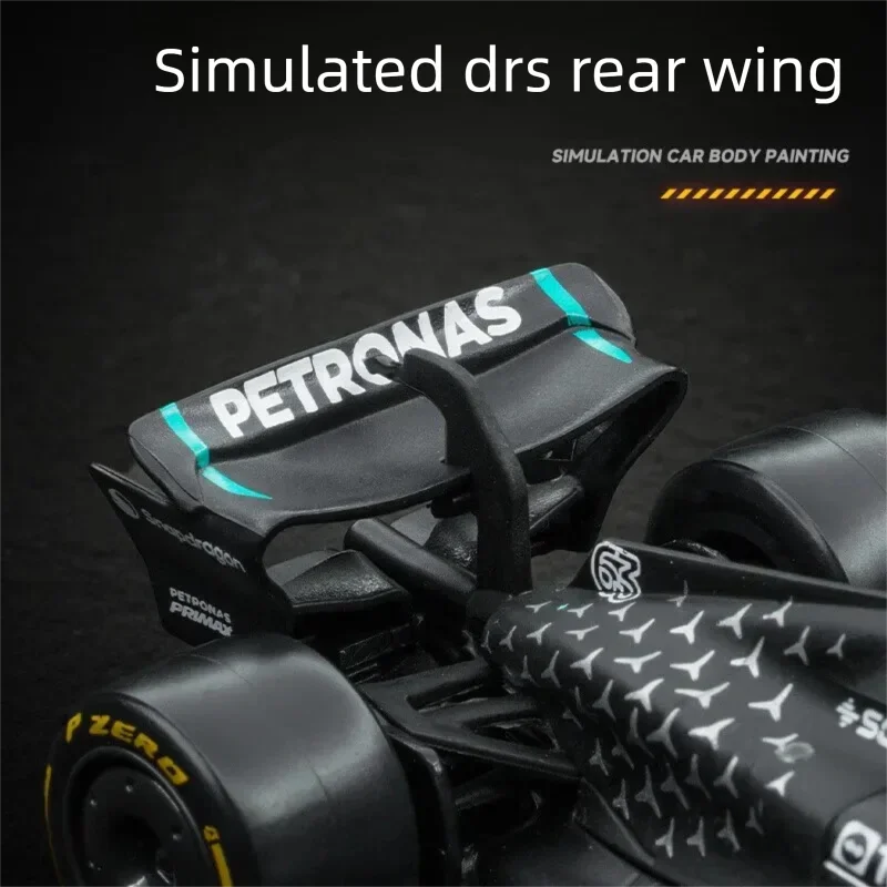 Bburago 1:43 Scale Mercedes-AMG F1 W15 W16 Formula 1 Racing Car Diecast Alloy Model Simulation Vehicle Collectible Gift for Kids view 5