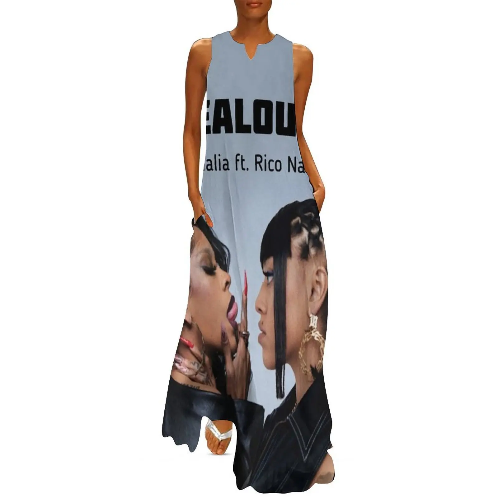 

Onemah American World Tour Long Dress evening dresses ladies women's elegant loose dresses