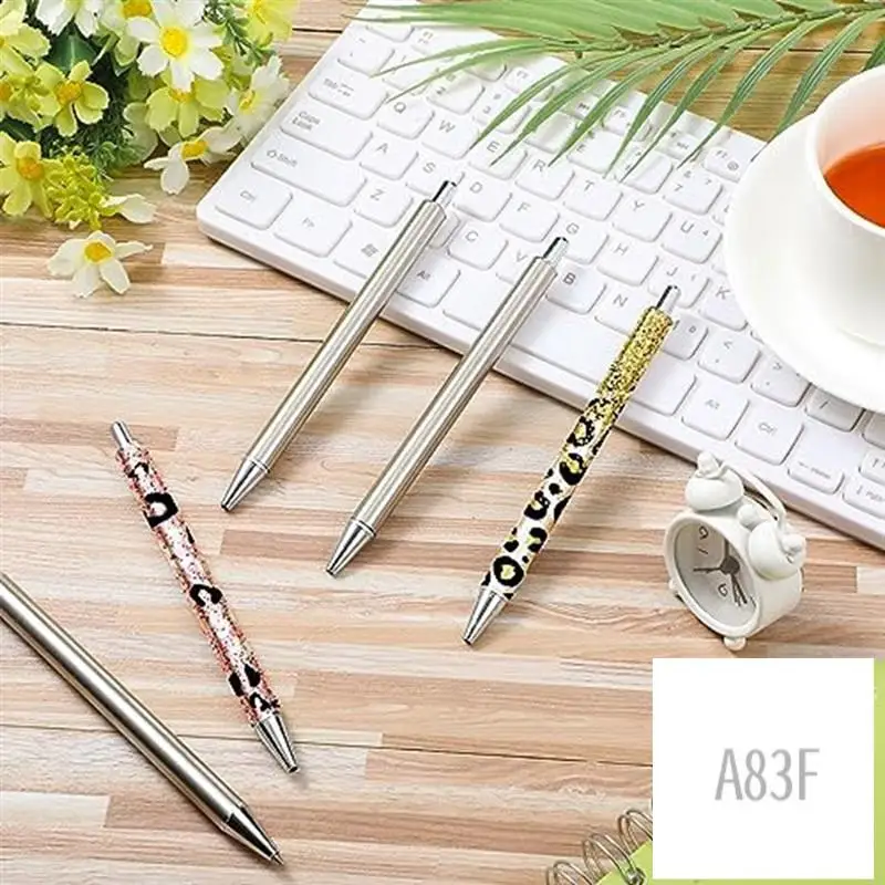 

30 шт., заготовки для ручек из нержавеющей стали для DIY, блестящие ручки, ручки из эпоксидной смолы для ручной росписи, подарки, деловые прочные
