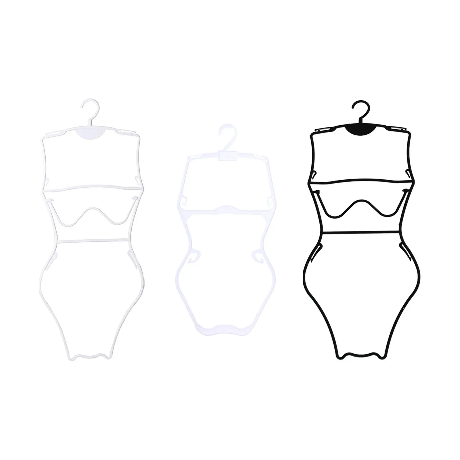 Swimsuit Hanger Lingerie Hanger Swimwear Hanger Display Rack, Bikini Swimwear